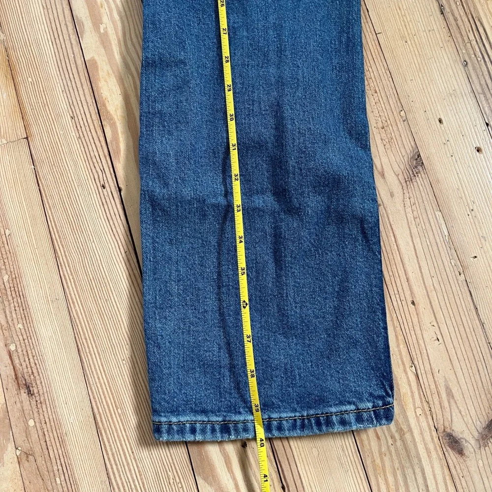 Levi Strauss 511 Slim‎ Fit Jeans Mens 34x30 Medium Wash Blue Distressed Ripped